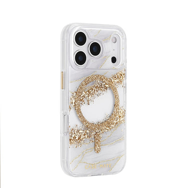Case-Mate Karat Granite MagSafe Case for iPhone 17 Pro - Gold